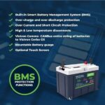 12V 120AH Group 27 LiFePO4 Battery Cranking & Deep Cycle Lithium Battery (Dual Purpose) - Image 2