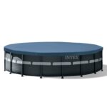 Intex Ultra XTR Frame 18′ x 52″ Above Ground Swimming Pool with Sand Filter Pump, Ladder, Cover, & Maintenance Accessory Kit with Vacuum and Skimmer - Image 4