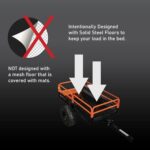 Impact Implements 1500 lb Utility Cargo Trailer with Pivot Dump for ATV, UTV, and Lawn Tractor - Image 2