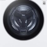 LG – 5.0 Cu. Ft. High-Efficiency Stackable Smart Front Load Washer with Steam and Built-In Intelligence – White