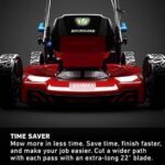 Flex-Force 60V Cordless 2-Tool Combo Kit 22 in. Recycler Walk Behind Lawn Mower & Leaf Blower w/Charger & Batteries - Image 5
