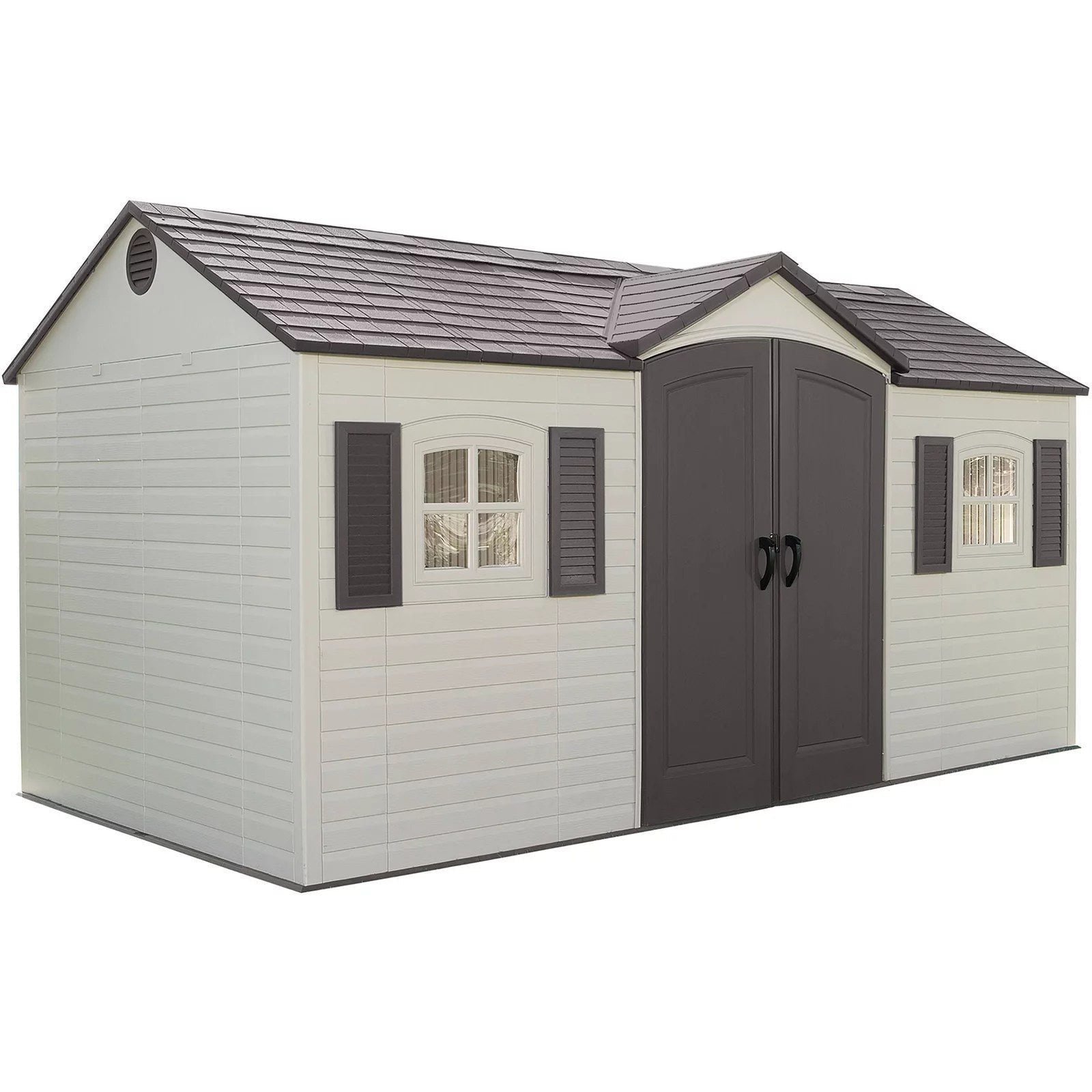 shopping-2023-05-29T175741.156-1-1.jpg Lifetime 15 ft. x 8 ft. Outdoor Garden Storage Shed with Double Doors & Skylights - Image 1
